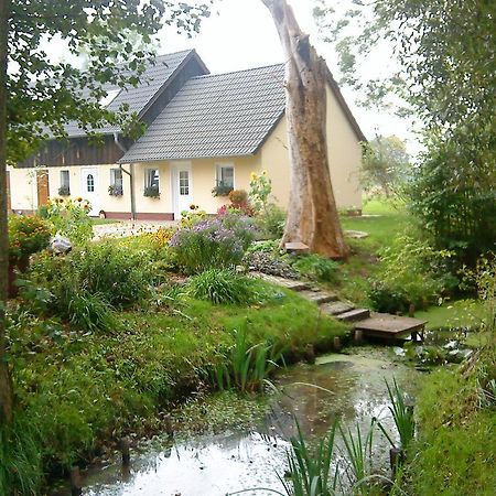Ferienwohnung Am Storchennest Schmogrow Bagian luar foto