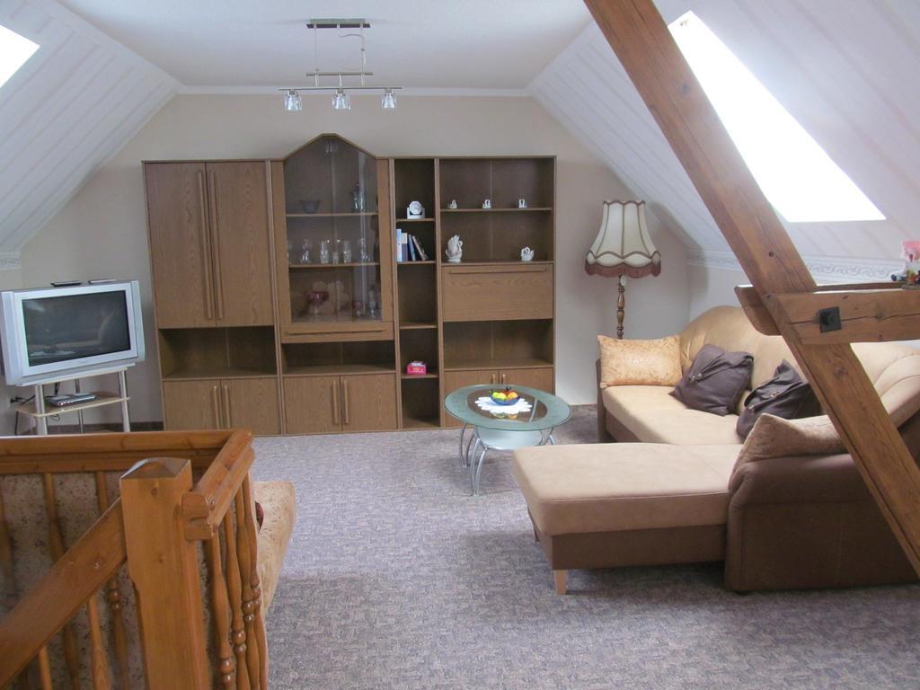 Ferienwohnung Am Storchennest Schmogrow Bagian luar foto
